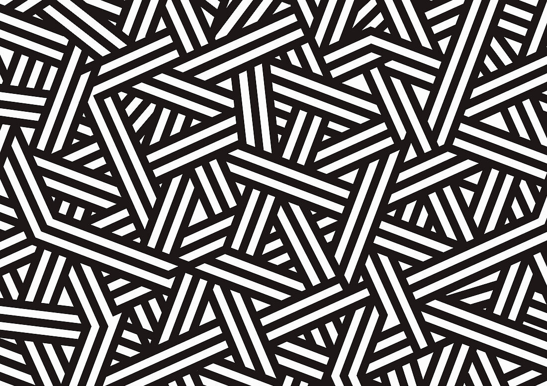 Abstract crisscross pattern, illustration