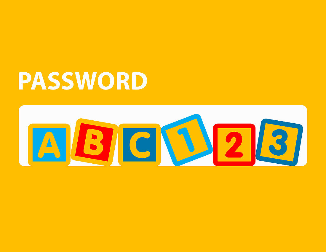 Bad password, illustration