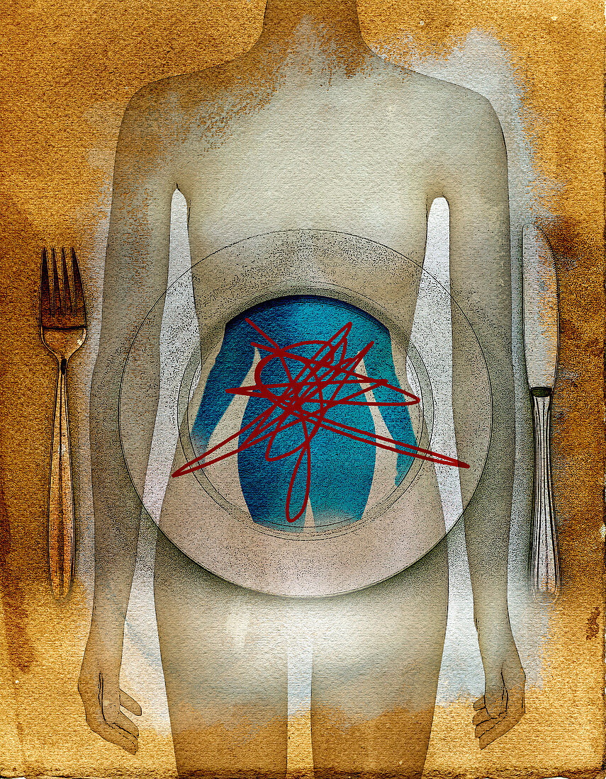 Body dysmorphia, illustration