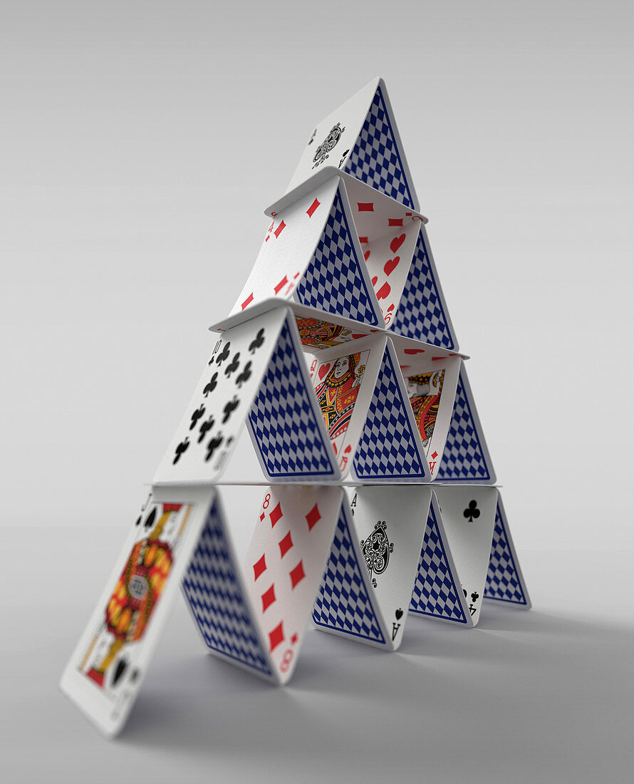 House of cards, illustration