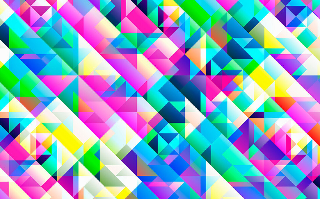 Abstract geometric pattern, illustration
