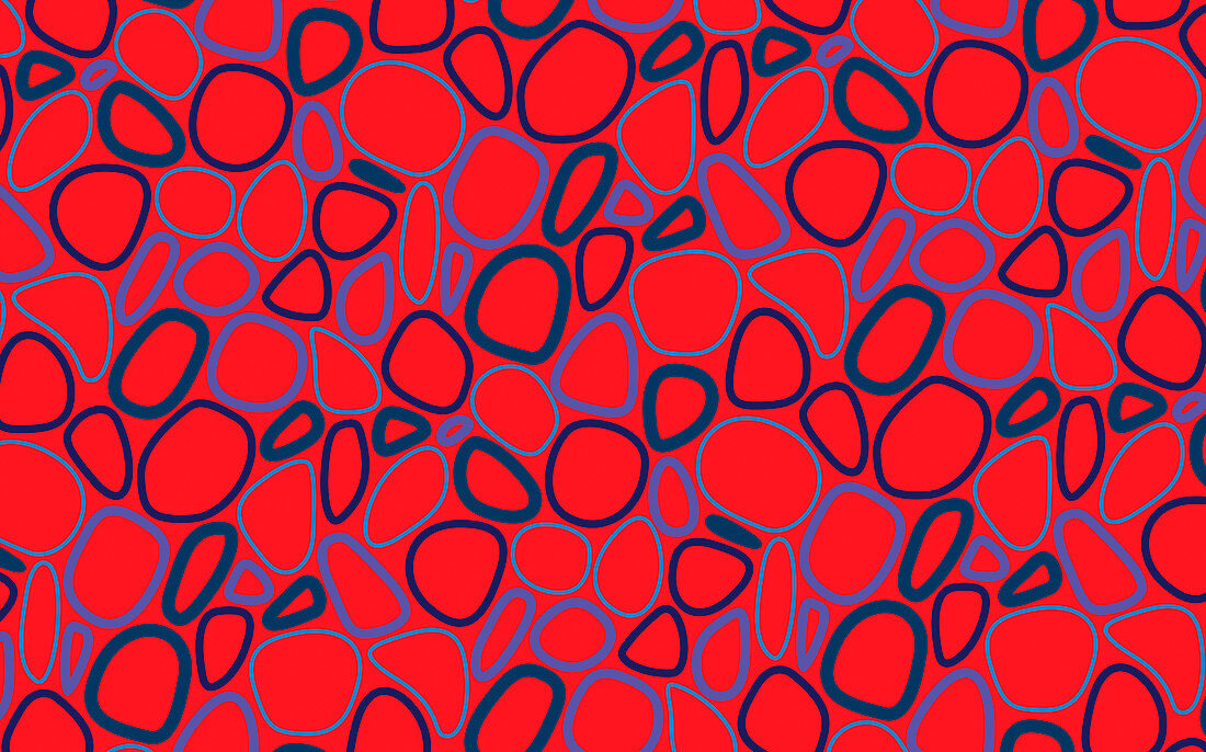 Full frame abstract pebble pattern, illustration