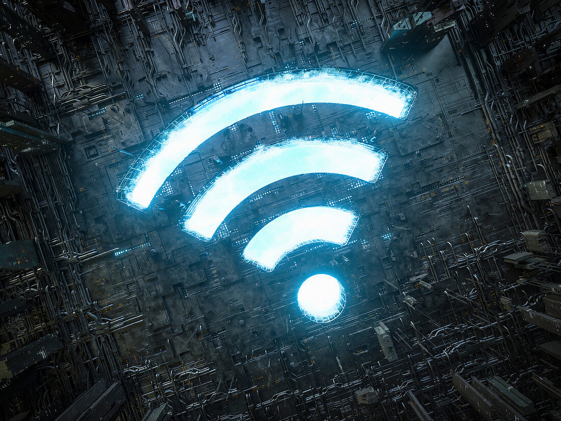 Wifi symbol, illustration