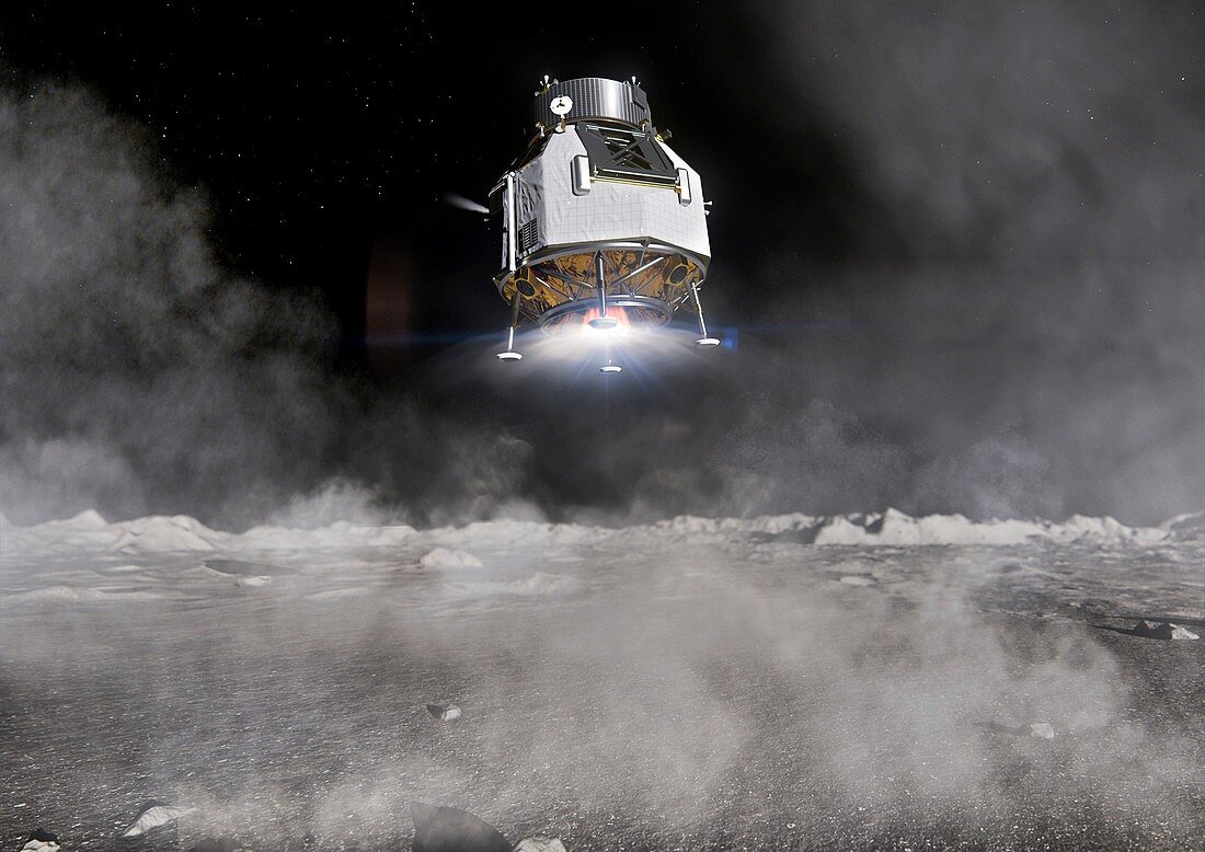 HERACLES robotic sample return lunar mission, illustration