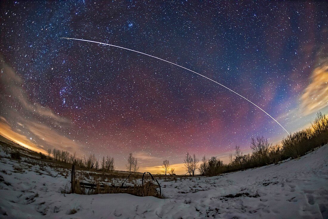 International Space Station and zodiacal light