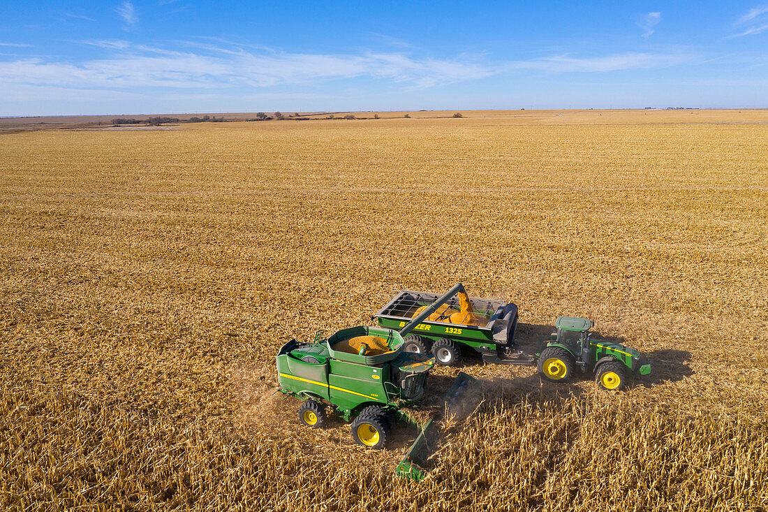 Corn farming, Nebraska, USA