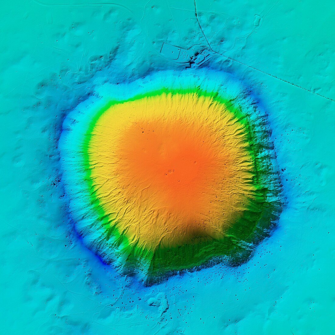 Barringer Crater, LiDAR image