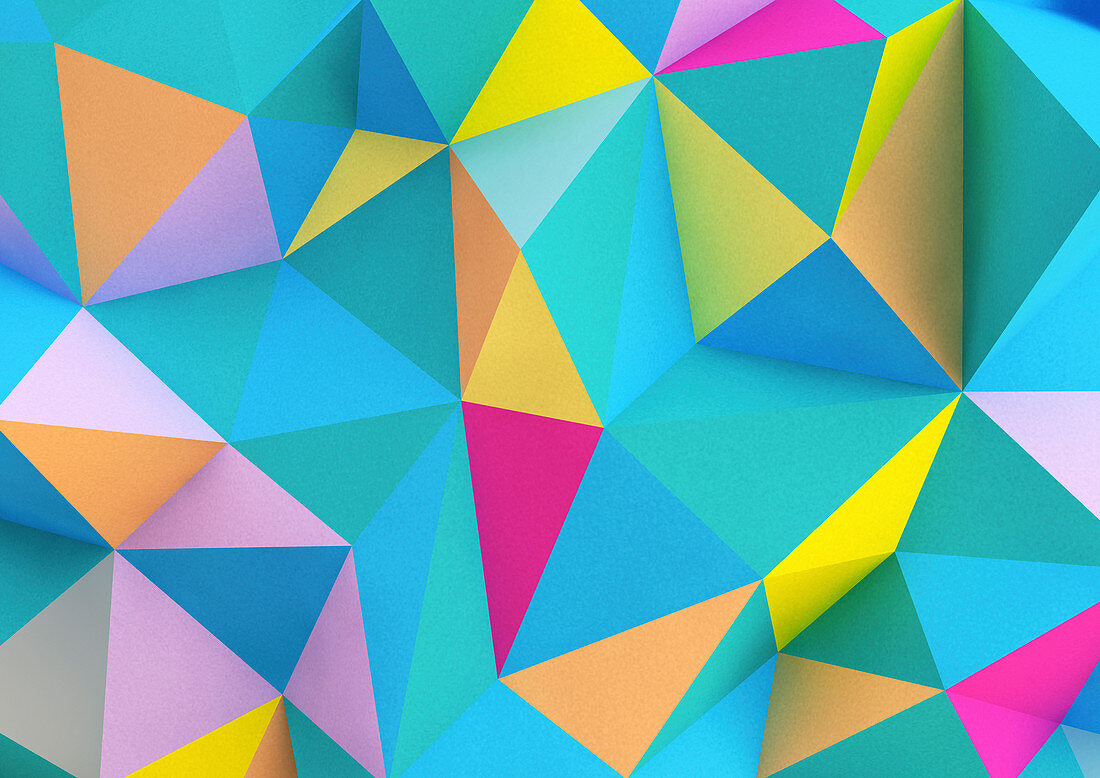 Abstract geometrical pattern, illustration