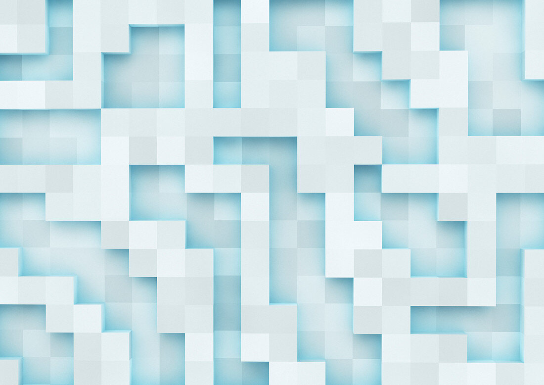 Abstract grid pattern, illustration