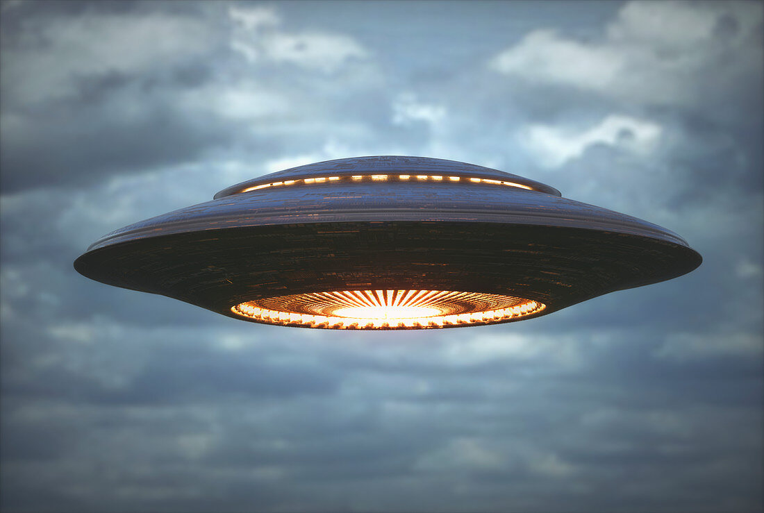 Unidentified flying object, illustration