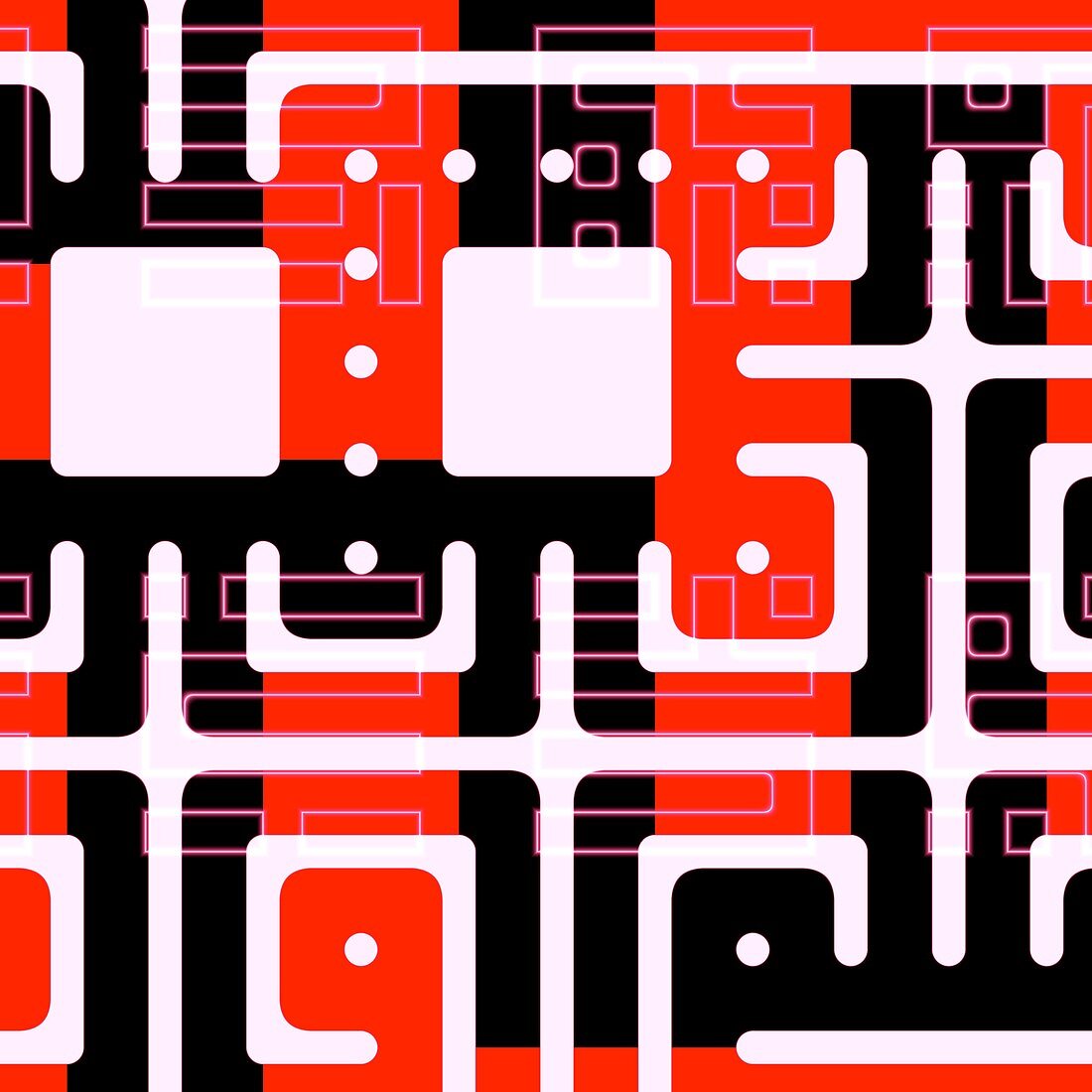 Abstract circuits, illustration