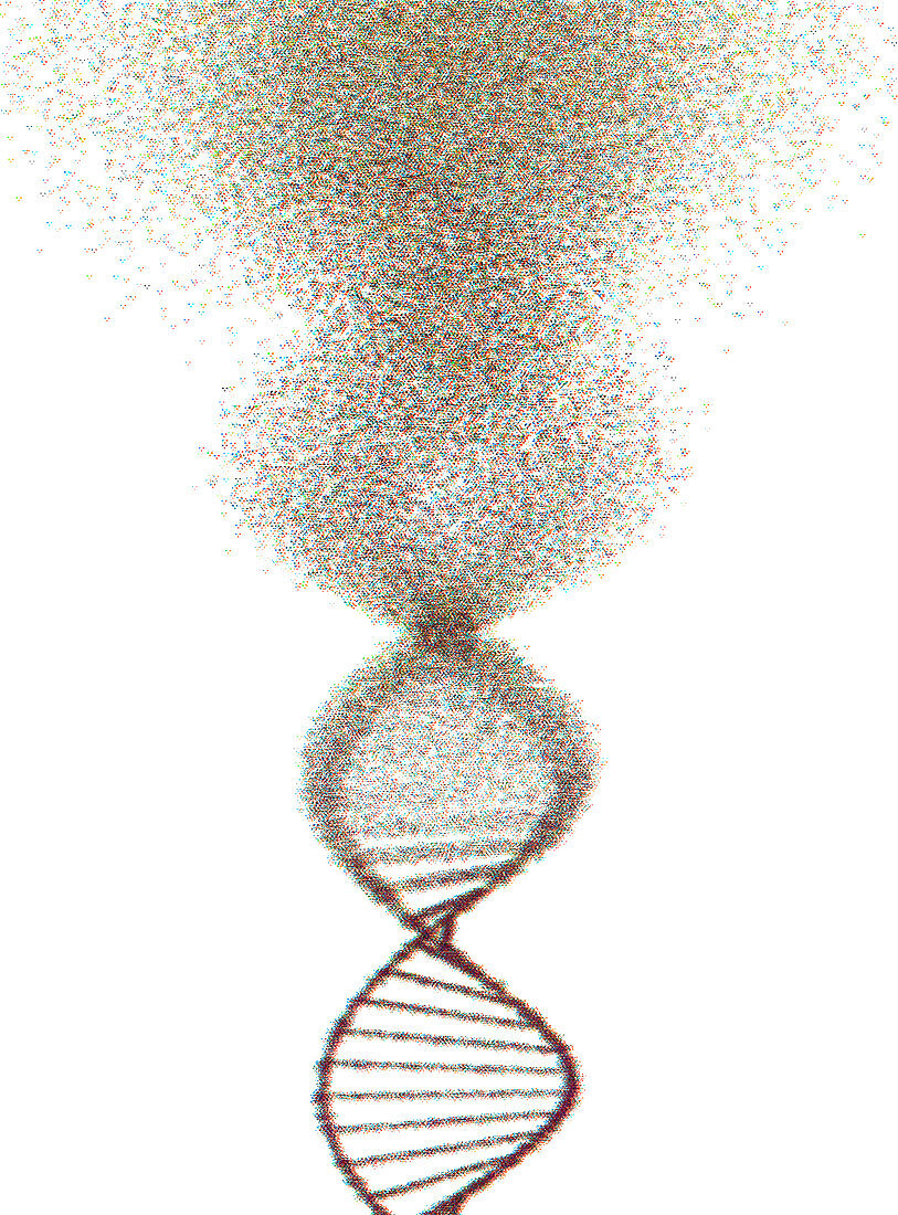 Genetic disorder, conceptual illustration
