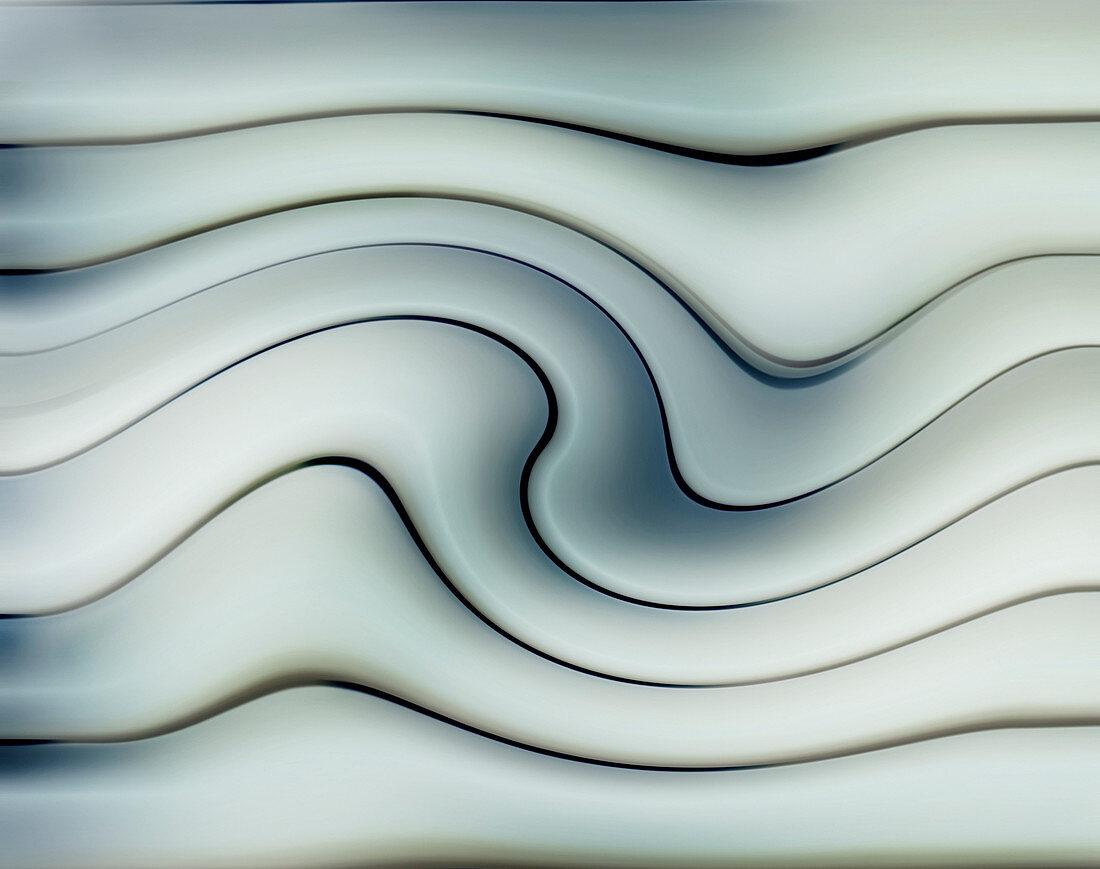 Abstract smooth wave pattern,illustration