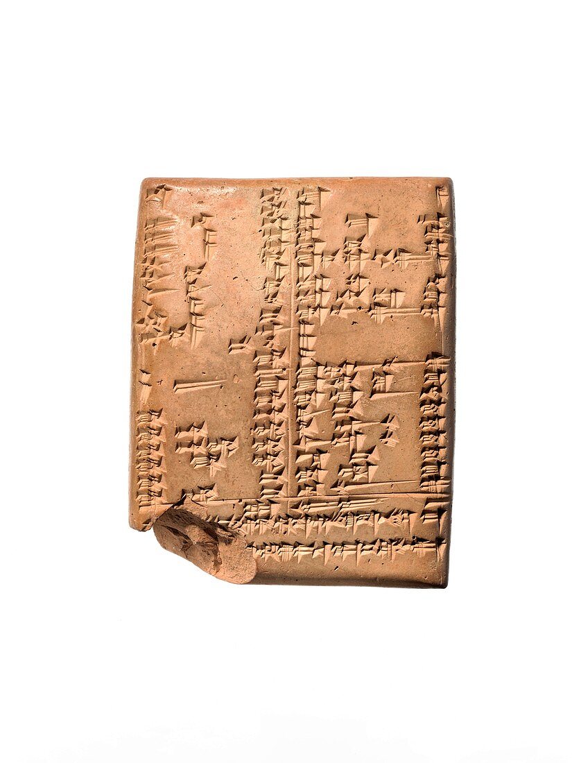 Cuneiform Babylonian tablet,1st millennium BC