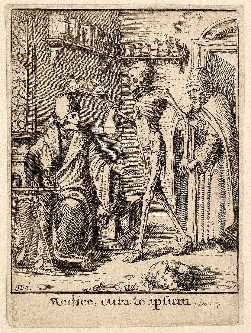 Doctor and Death,17th century