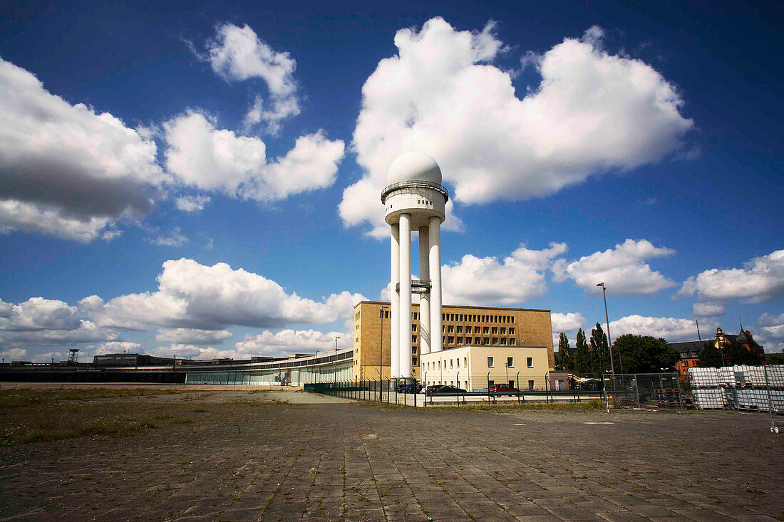 Air control tower at Berlin's Tempelhof Airport