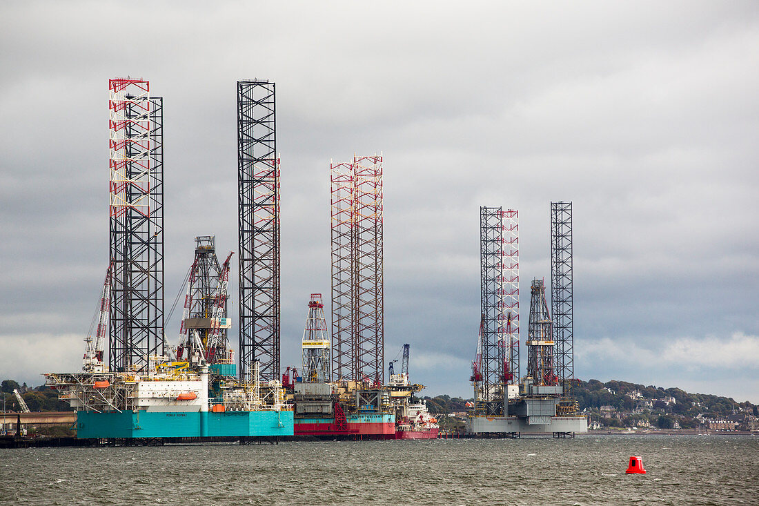 Oil rigs,Dundee,UK