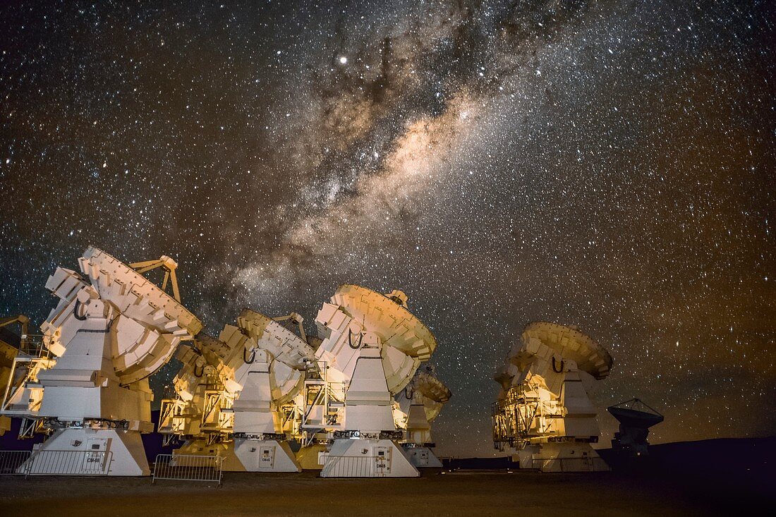 ALMA telescope array,Chile