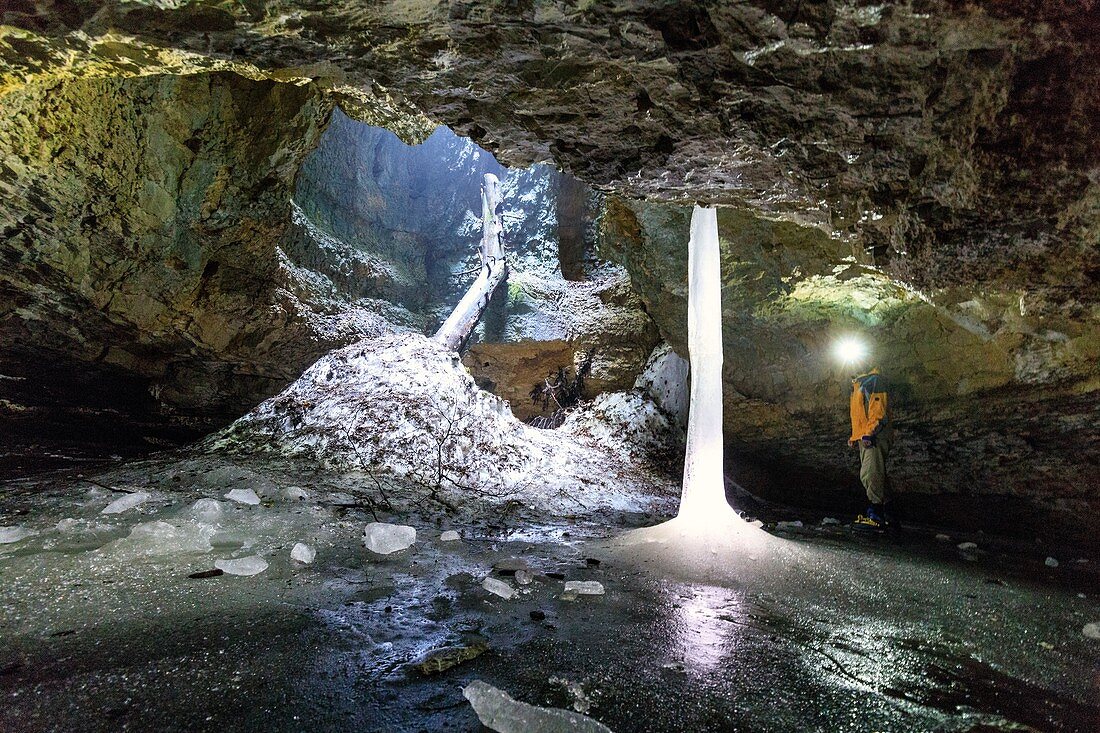 Monlesi ice cave,Switzerland
