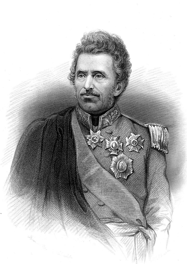Georges De Lacy Evans,British general,19th C illustration