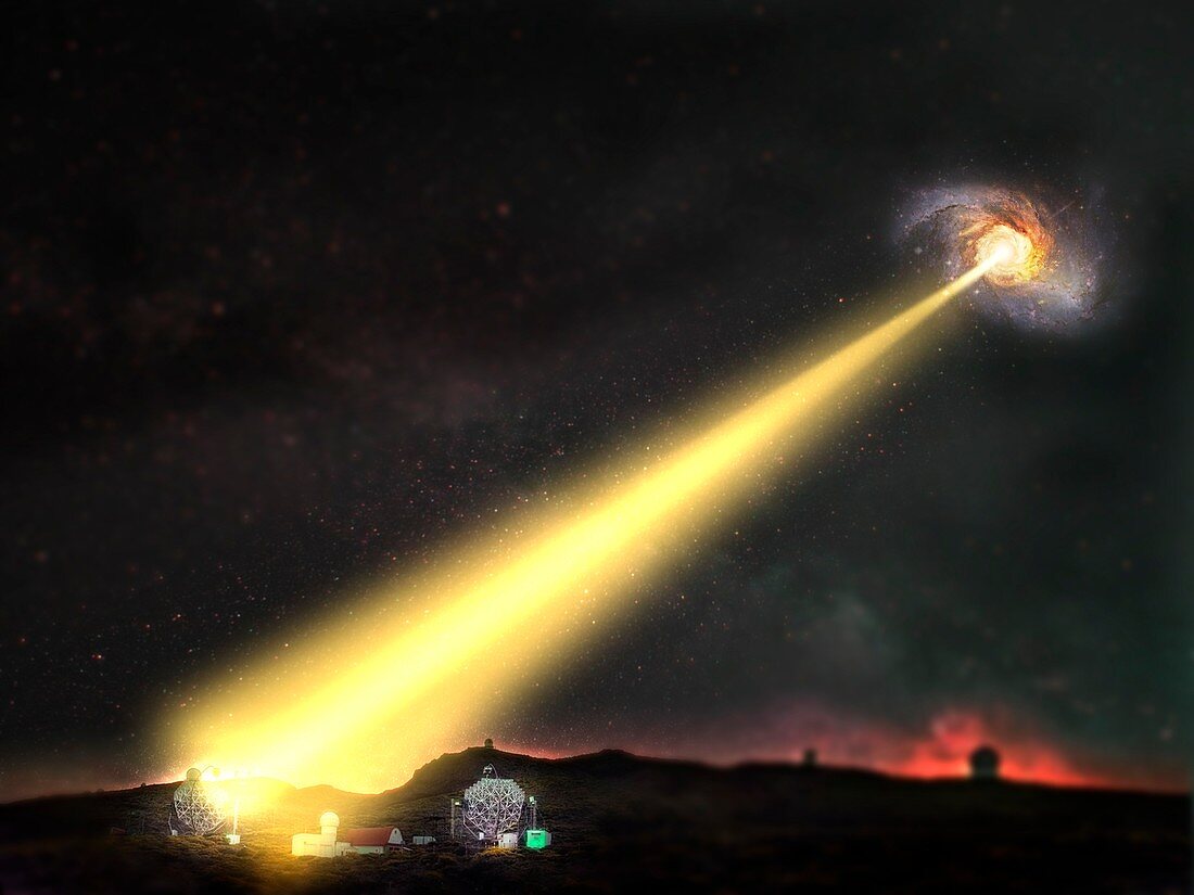 Gamma-ray emission from Perseus cluster,illustration