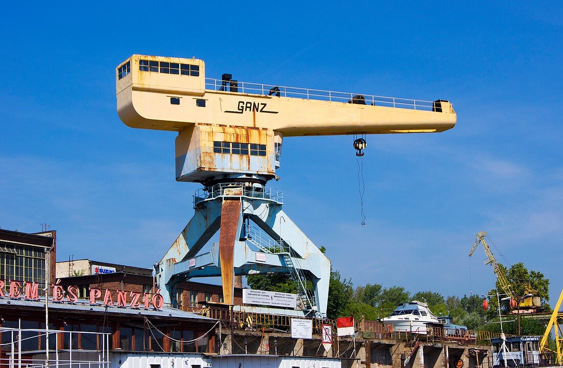 Dockside crane.