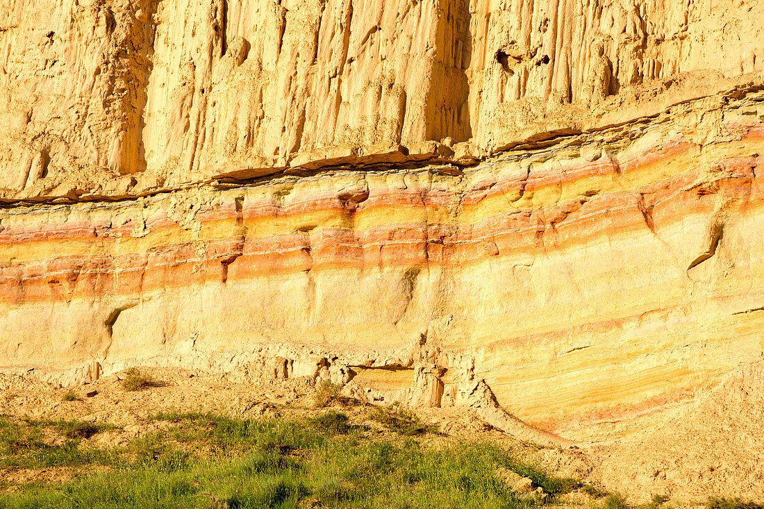 Escarpment cliffs west of Albalata de Cinca, Spain