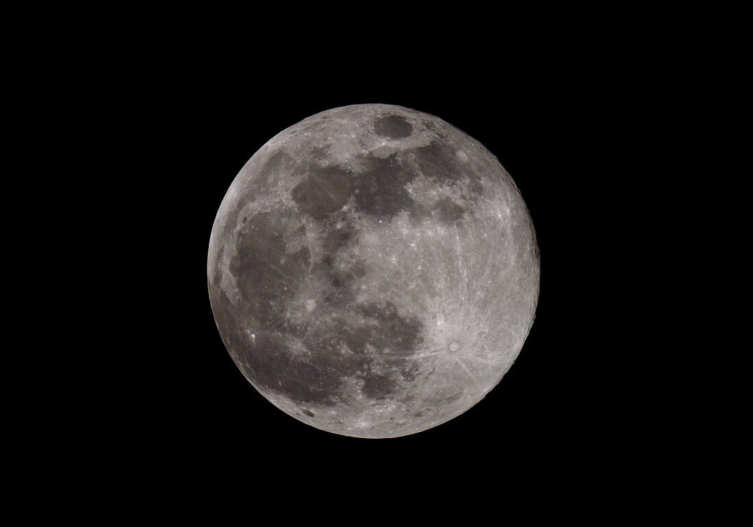 Full Moon supermoon, 19 Feb 2019
