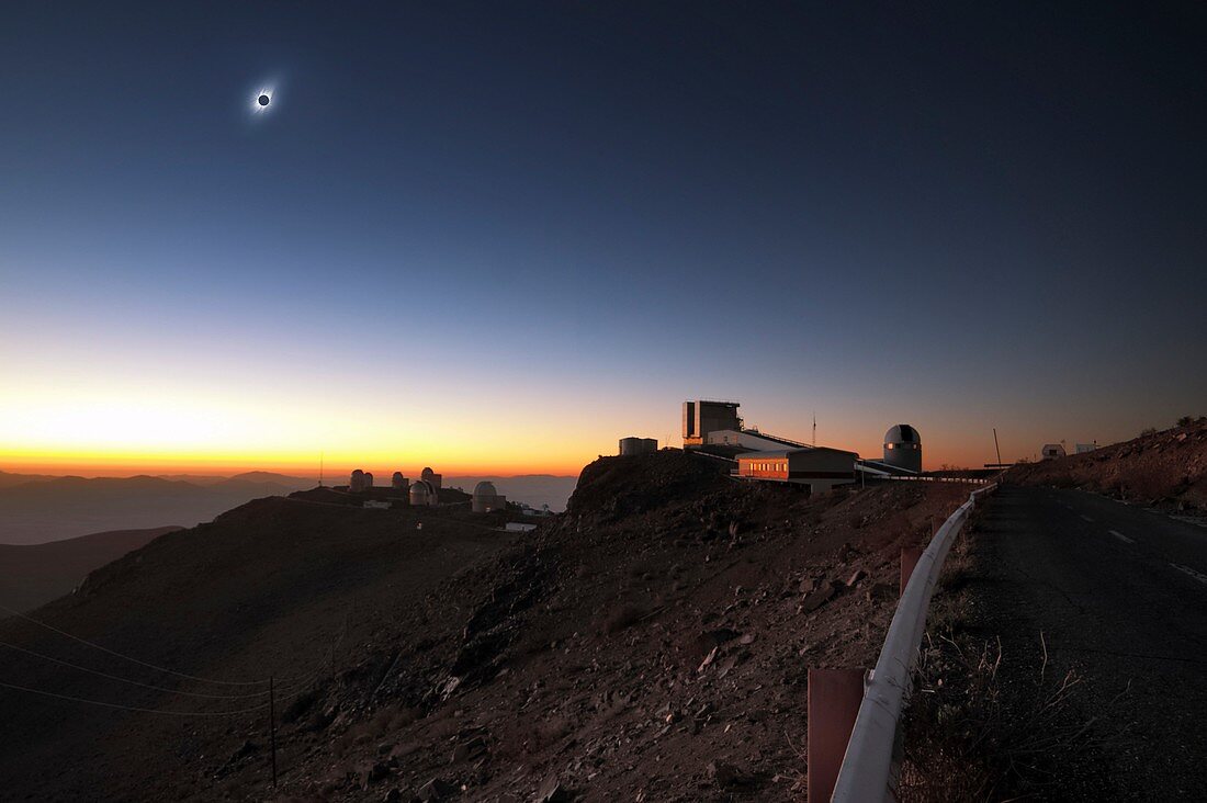 Total solar eclipse of 2 July 2019, seen from La Silla