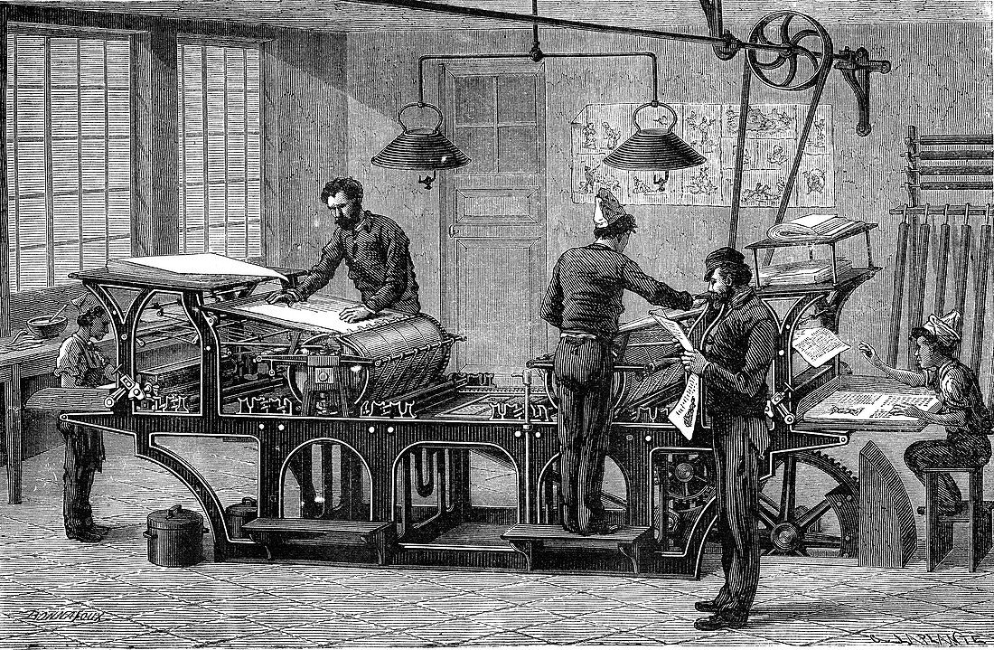 Printing press, 19th century
