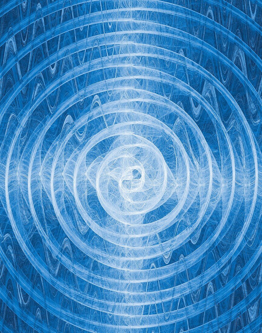 Radar screen abstract illustration.