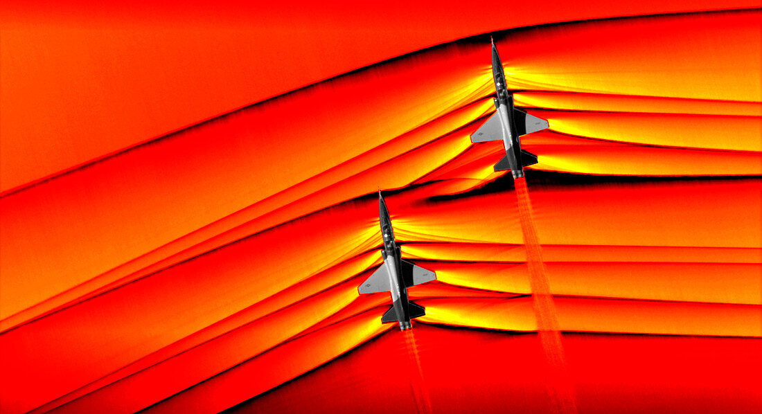 Supersonic aircraft shockwave research
