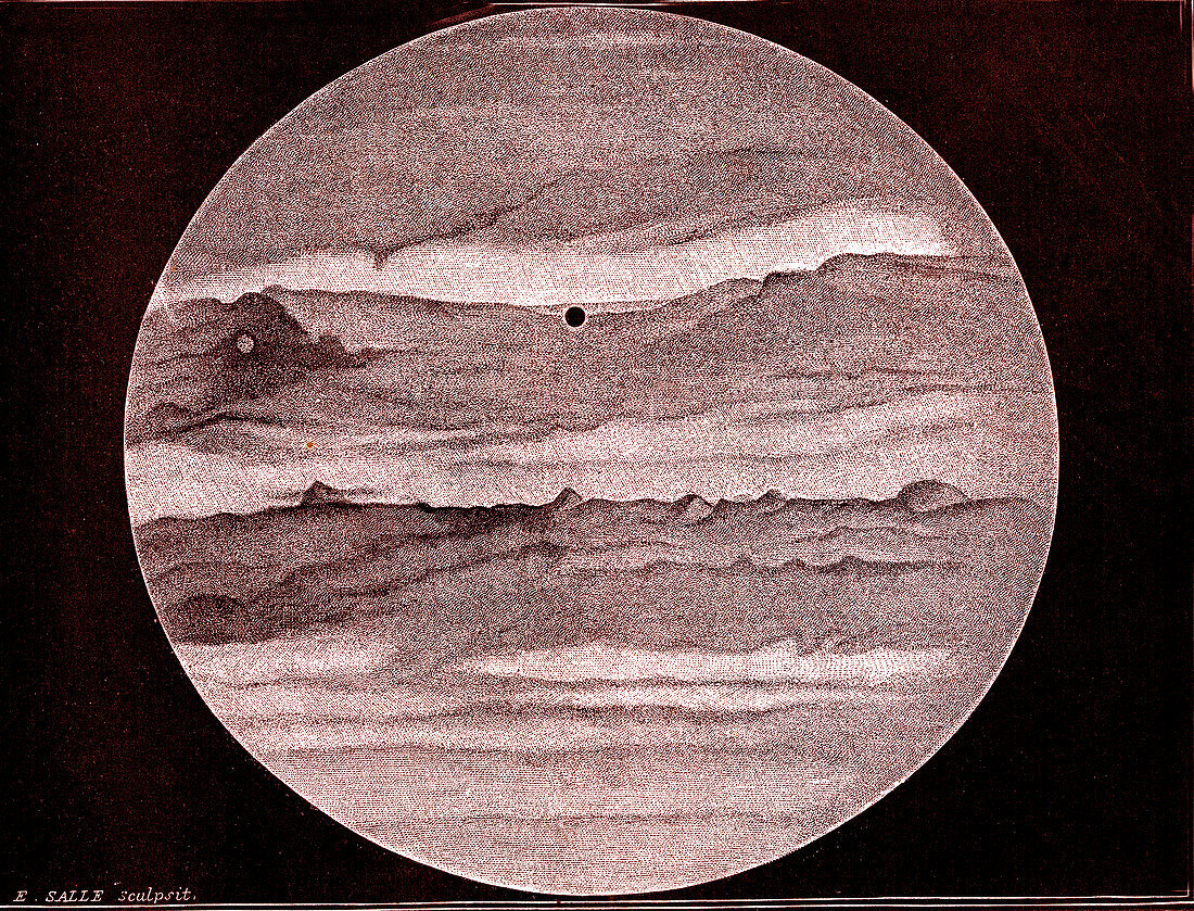 Jupiter, 1877 illustration