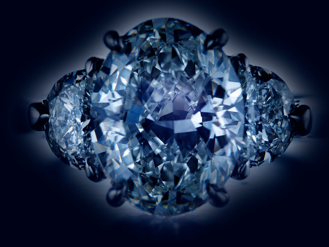 Diamond ring, close-up