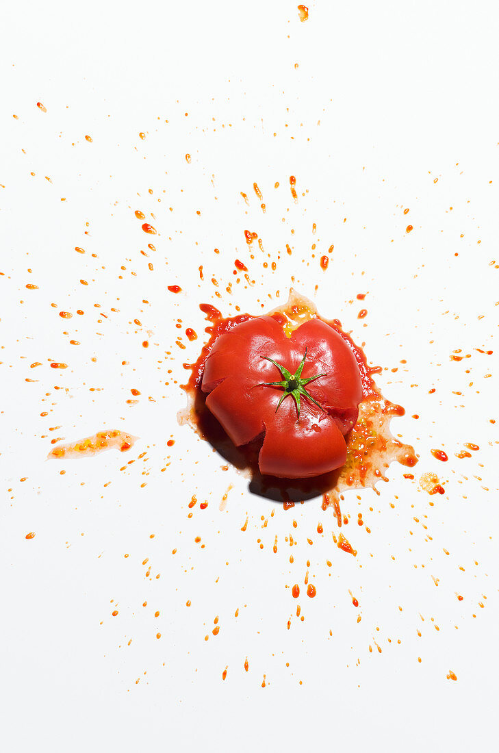 Squashed tomato