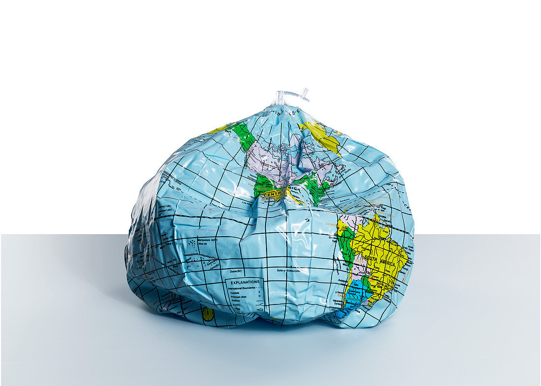 Deflated globe