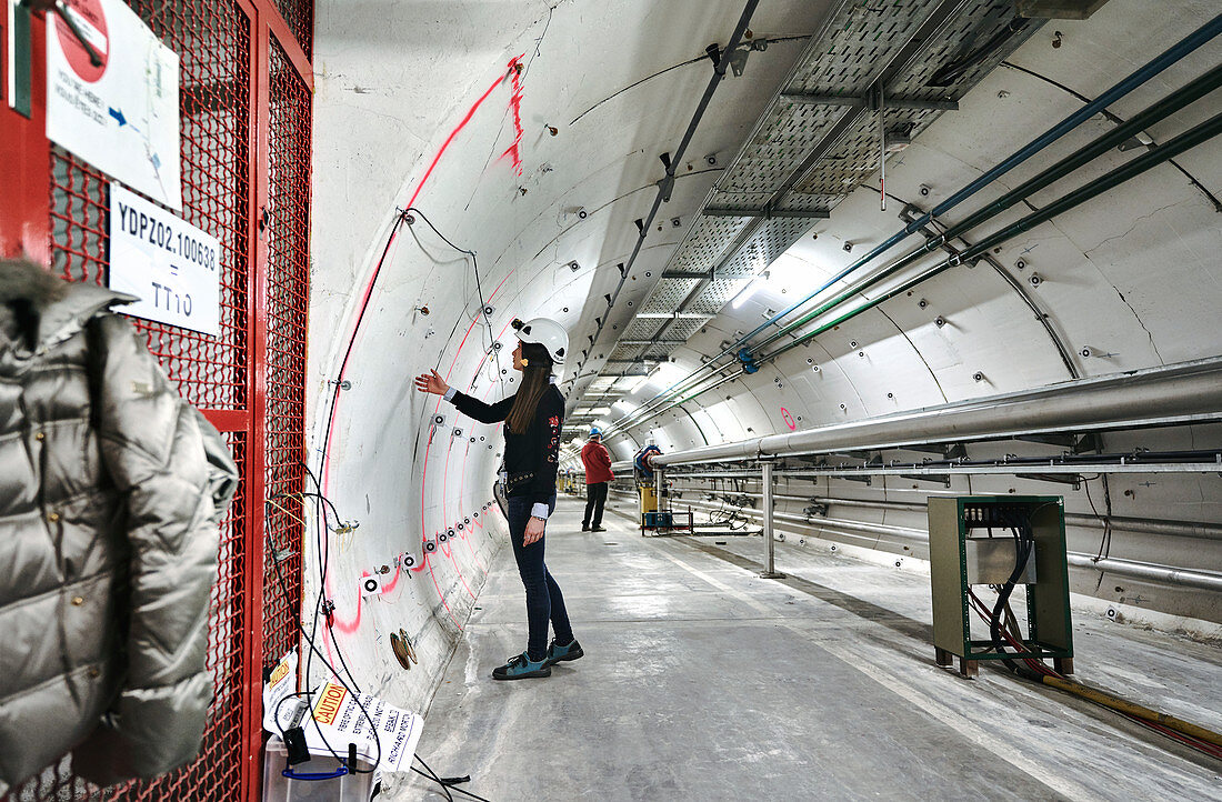 Monitoring Super Proton Synchrotron tunnel at CERN