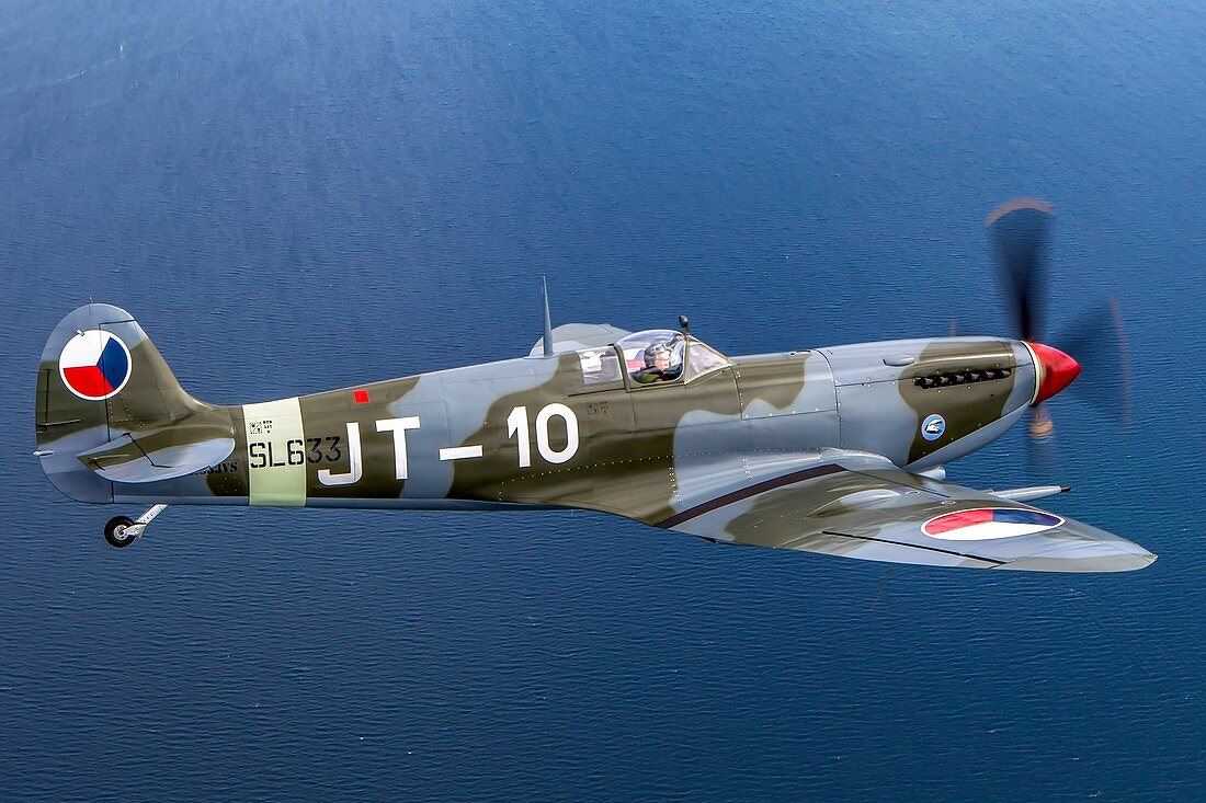 Supermarine Spitfire in flight