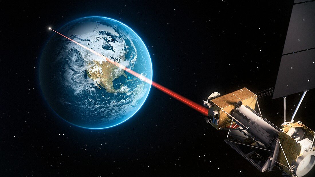 Laser Communications Relay Demonstration, illustration