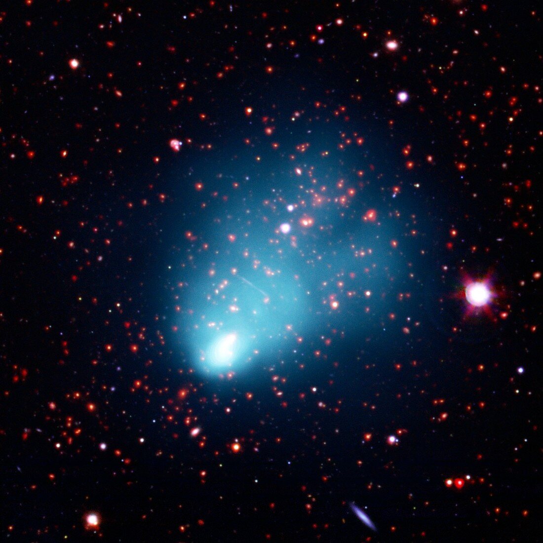 El Gordo galaxy cluster, composite image