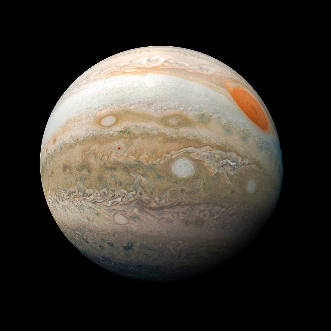Jupiter, JunoCam image