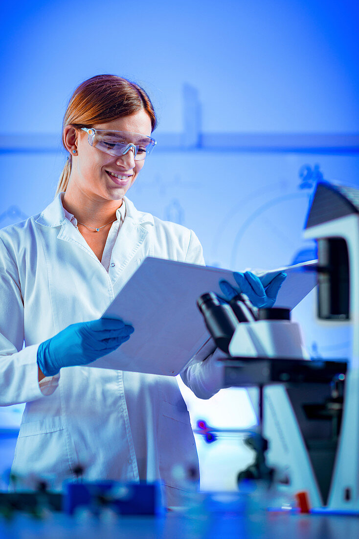 Scientist in laboratory