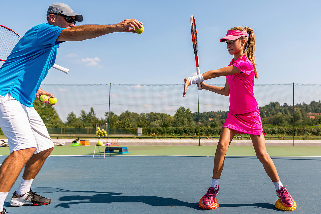 Tennis training