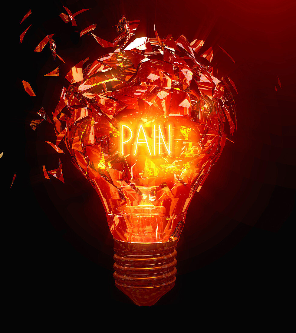 Pain, conceptual illustration