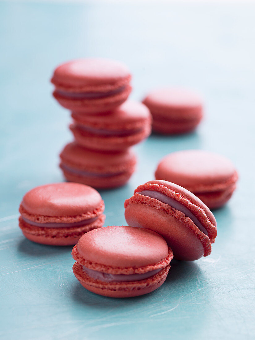 Pink macaroons