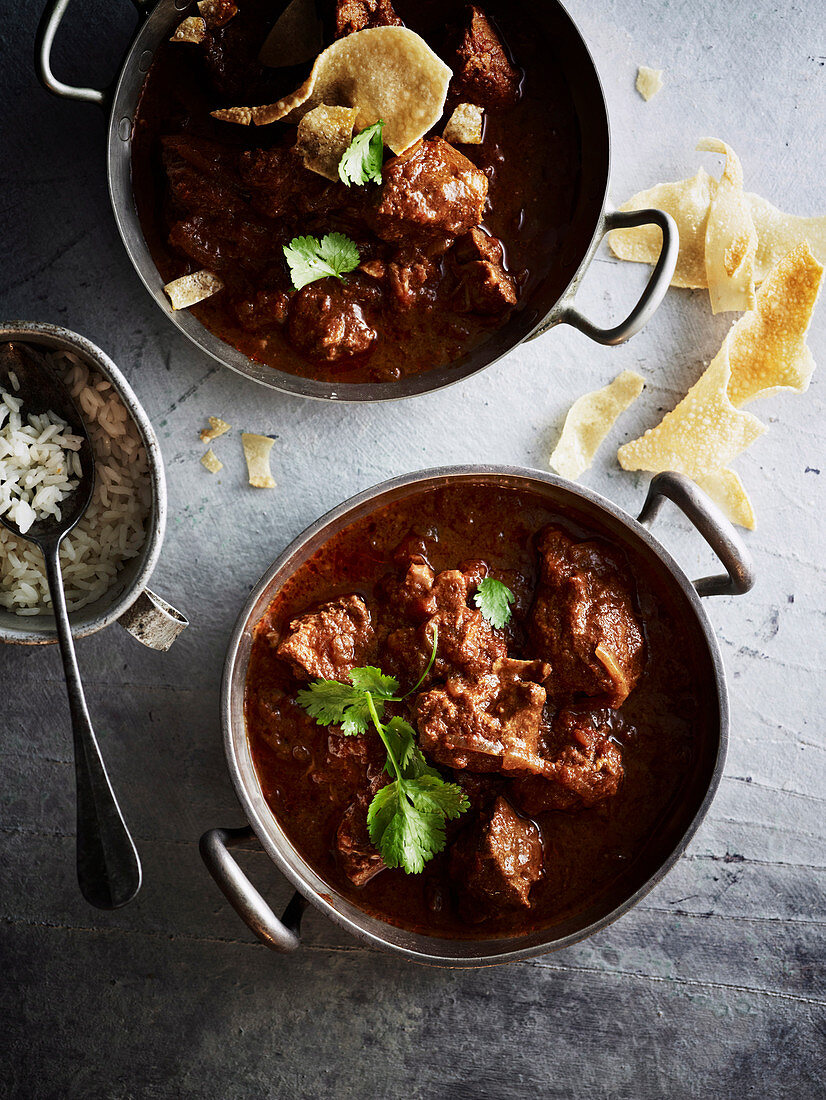 Schweinefleisch Vindaloo (Slow Cooking)