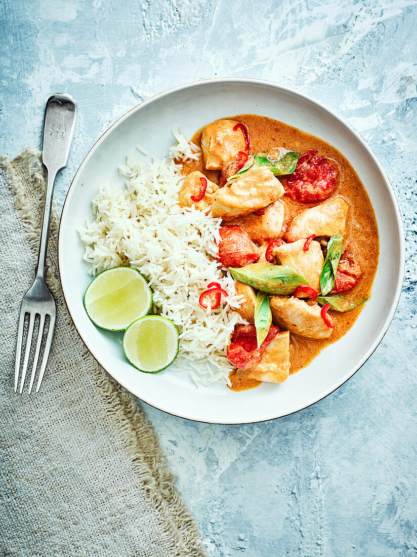 Panang Curry mit Hähnchen