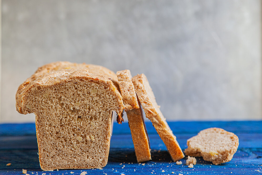 Angeschnittenes Kartoffelbrot