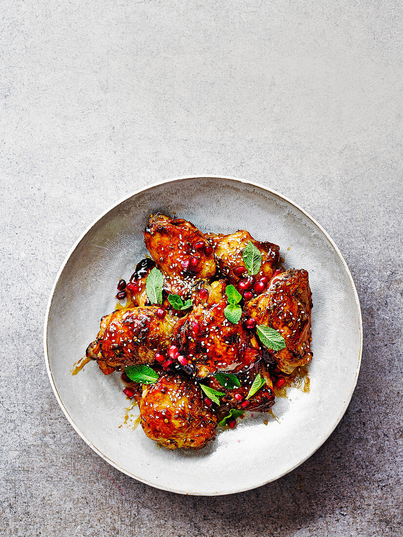 Sweet and sour caramel chicken