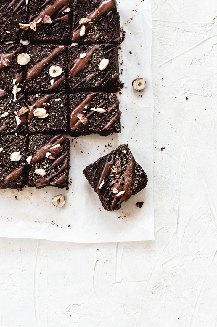 Brownies mit Haselnüssen